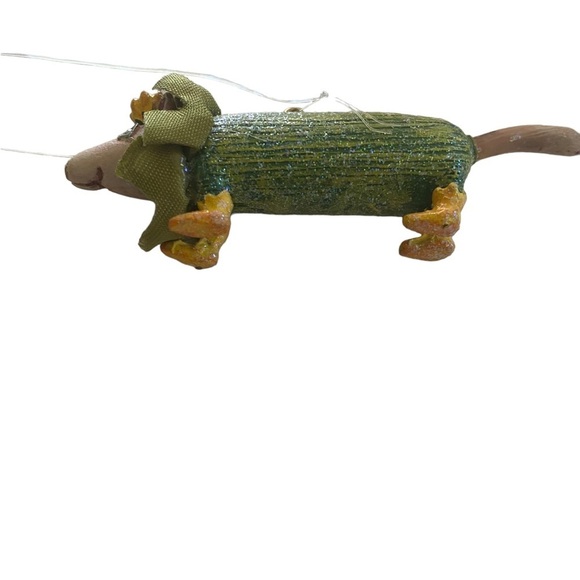 Vtg Patience Brewster Krinkles Dept 56 Mini Watermelon Halloween Ornament - Picture 7 of 13